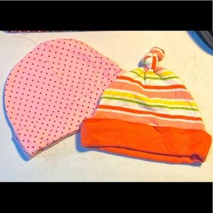Cotton Baby Hats (2pack)